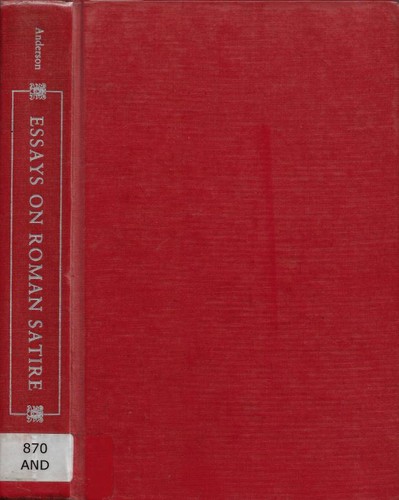 Essays roman satire - roman,