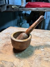 MORTAIO IN LEGNO ANTICO