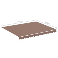 telo ricambio tenda Vidaxl