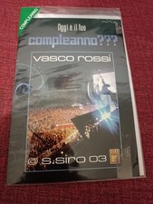 Vasco Rossi 2 Biglietti Auguri