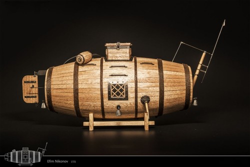 Nikonov submarine 350mm - submarine, 13.8"