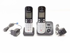 2x Cordless Panasonic KX-TGA685EX Segreteria telefonica