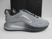 Nike Air Max 720 argento metallizzato nuove con scatola taglia UK 6 EUR 40 AO2924 019