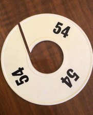 5 Pz. Segnataglie Per Stand Dischi Divisori Negozio/outlet Abbigliamento Tg.54