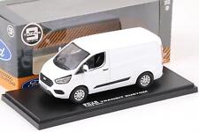 1:43 Greenlight 2018 Ford Transit Custom V362 MCA VAN Furgone Bianco Ghiacciato