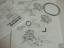 Kit cinghia deck cassette Sony