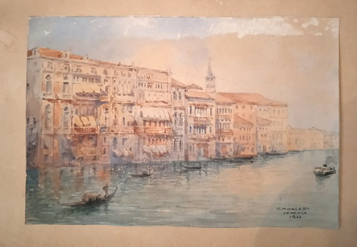 Acquerello originale venezia - acquerello,