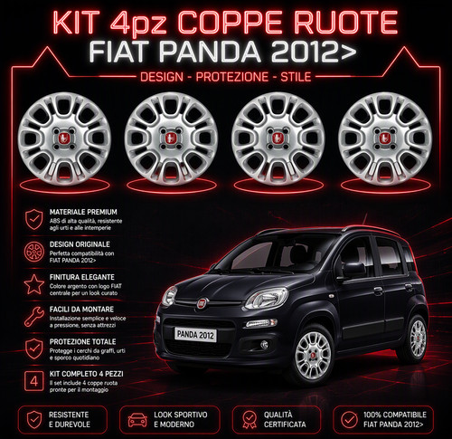 Set copricerchi coppa - set, 4