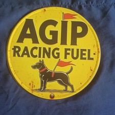 Insegna Agip Racing Rotonda 8"