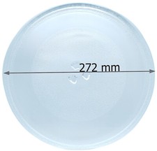 PIATTO UNIVERSALE VETRO 27 Cm