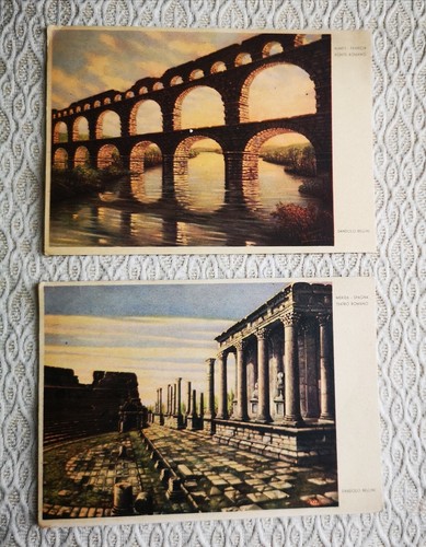 Due cartoline illustrate - cartoline,