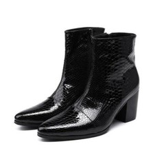 Stivaletti uomo a punta tacco