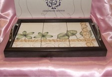 CERAMICA TOSCANA VASSOIO LEGNO 94114 IDEA REGALO CASAFASHIONITALIA