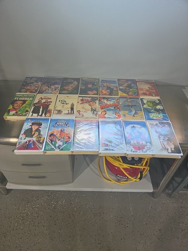 Large lot hard case vhs - hard,