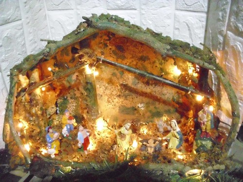 Presepe55x35 luminoso con - luminoso,