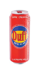 The Legendary Duff Beer Bier birra The Simpsons lattina VUOTA da collezione