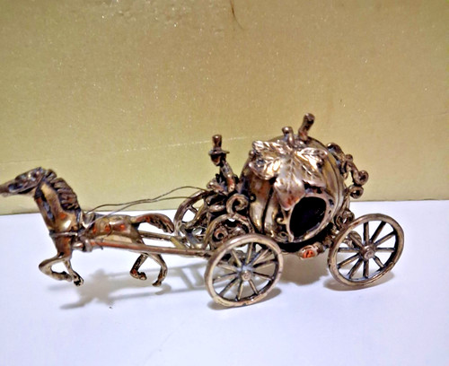 Carrozza argento microfusione - carrozza,