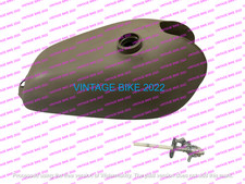 SERBATOIO CARBURANTE YAMAHA XT 500 TT ACCIAIO GREZZO MODELLO 1980 + RUBINETTO...