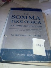 508N LA SOMMA TEOLOGICA 1952 S. TOMMASO D'ACQUINO LA CREAZIONE DEGLI ANGELI IV