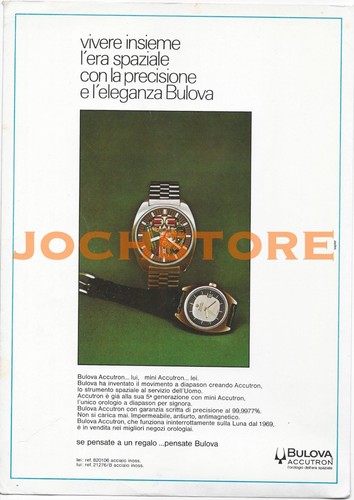 Pubblicità orologi bulova - pubblicità,