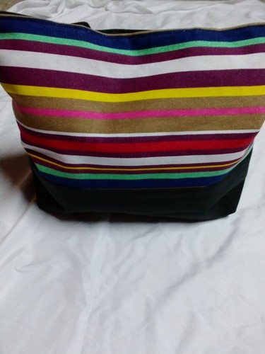 Borsa tote righe colorate - tote,