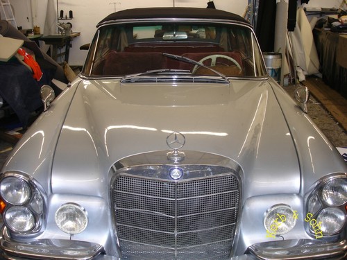 Mercedes w111 cabrio capote - db,