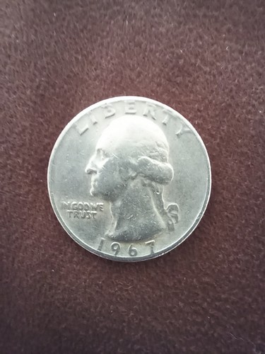 1967 quarter dollar - quarter, no