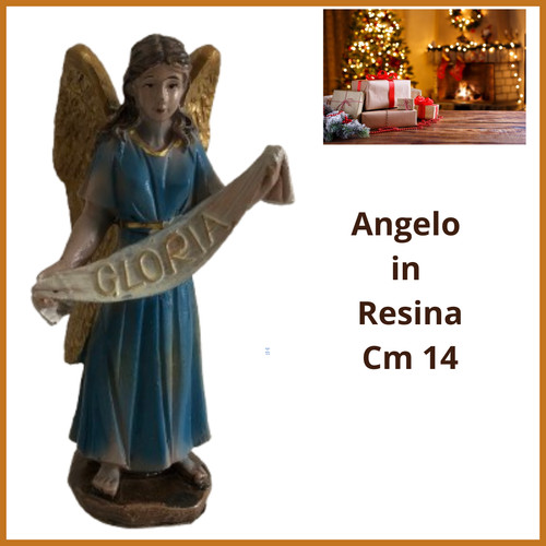 Angelo presepe artigianale