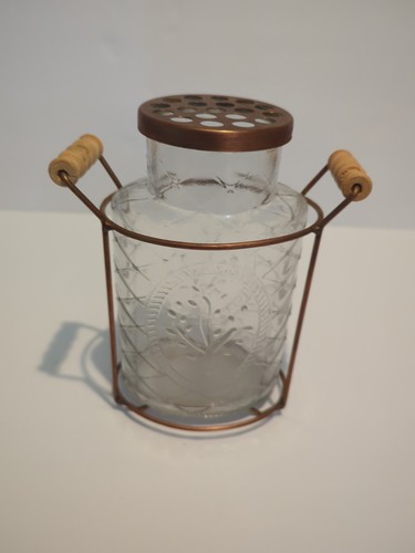 Vaso floreale vetro stile - floreale,