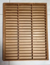 Vintage Bacheca In Legno Porta Musicassette  ( 60 )