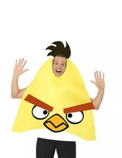 Costume vestito fantasia uccellini arrabbiati gialli unisex adulto addio al celibato notte gallina notte - Med