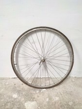 ruota  anteriore front  wheel  road vintage bike miche ambrosio 19  extra 28"