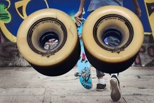 Longboard skate board - board, parts