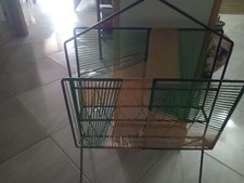 porta riviste colorato in ferro anni 50-60