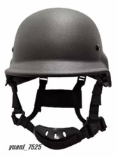 Casco tattico di sicurezza antisommossa nero M88 livello II in acciaio antiproiettile