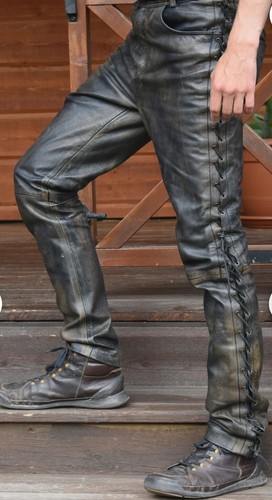 Pantaloni uomo vera pelle