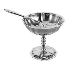 Tazza Acciaio Inox Ciotole Dessert Coppe Da Bicchieri Inossidabile