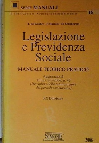 Del giudice legislazione - del,