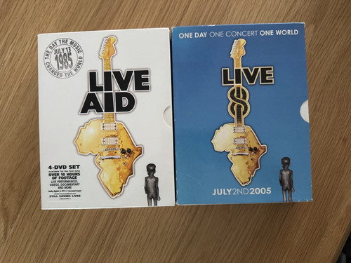 Live aid dvd box - aid, 8