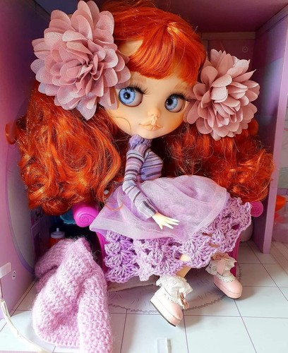 Blythe doll custom - doll,
