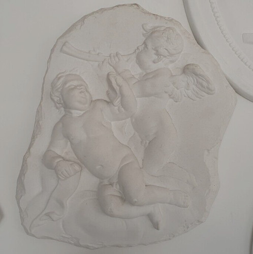 Bassorilievo quadro con putti - bassorilievo,