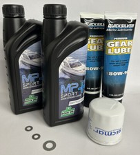 KIT CAMBIO OLIO MOTORE E FILTRO 25 HP 30HP MARINER 4 TEMPI F25 F30 EFi fuoribordo