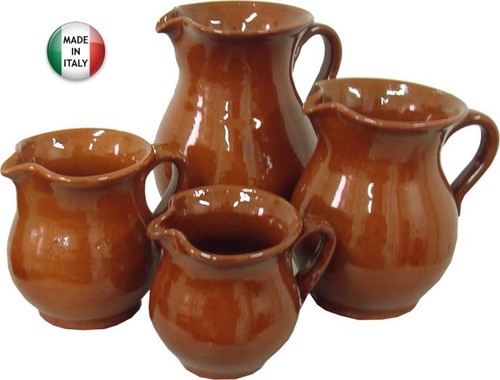 Brocca terracotta 1 3 - cm.20, 1,3