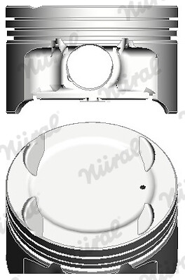 Pistone nural per fiat - pistone,