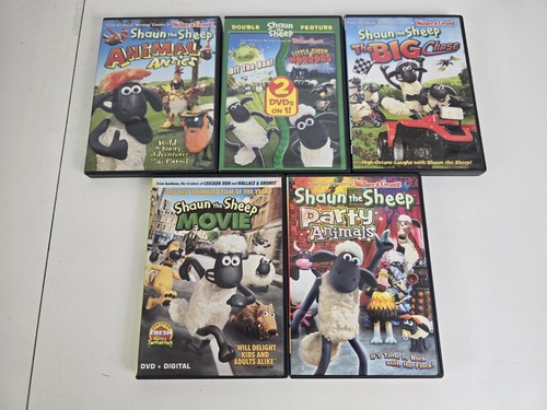 Shaun the sheep dvd lot - shaun, 5