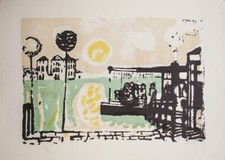 SAETTI Bruno (Bologna 1902 - 1984), Senza titolo. Litografia firmata