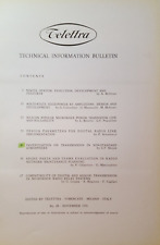 Telettra. Bollettino tecnico