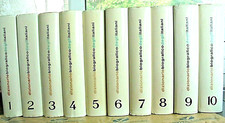 LOTTO PRIMI 10 VV DIZIONARIO BIOGRAFICO DEGLI ITALIANI - ISTITUTO TRECCANI  1989