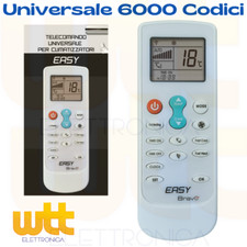 TELECOMANDO UNIVERSALE PER ZEPHIR CONDIZIONATORE CLIMATIZZATORE D'ARIA