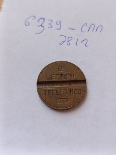 Gettone telefonico 7812 cmm - 7812,